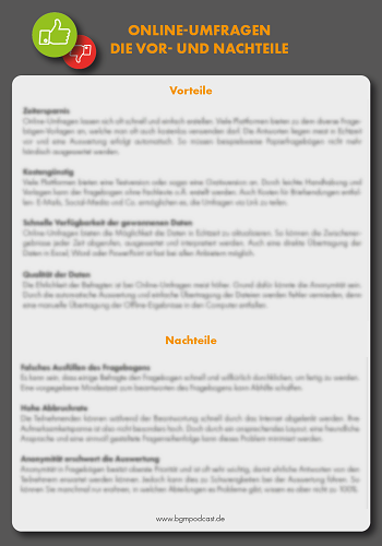 Vor- & Nachteile verschiedener Online-Umfrage-Tools_unscharf